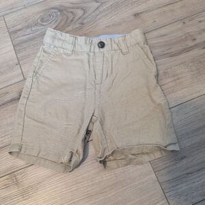 Janie and Jack Tan Classic Shorts Sz 18-24 months